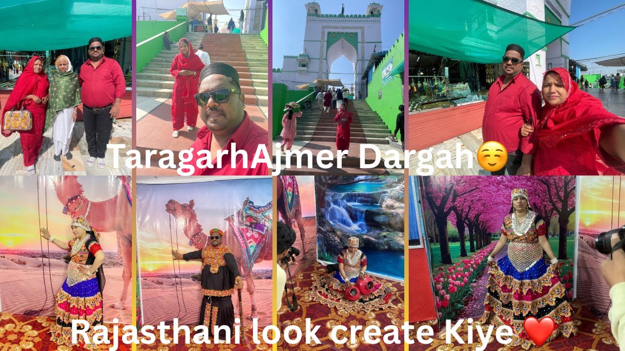 Taragarh Ajmer Dargah Ziyarat ||Rajasthani Outfit Mai Photo Shoot Kiye ||zaibakhan vlog