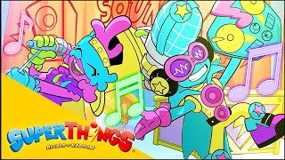 Superthings Neon Power Episode 9 Freestyle And Songstar The Musical-Painting Show