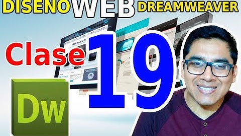Curso completo dreamweaver clase 19 - Página Web