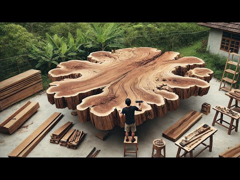 🔴 The Incredible Carpentry Skills Of The World's Poorest People To Create Beautiful Furniture