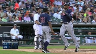 CLE@DET: Dickerson's solo shot evens the score