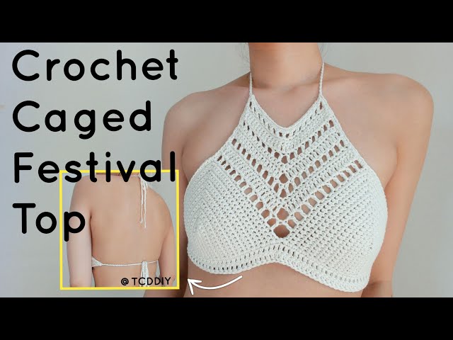 crochet festival top