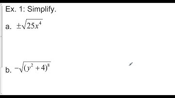Lesson 7-4: nth Roots