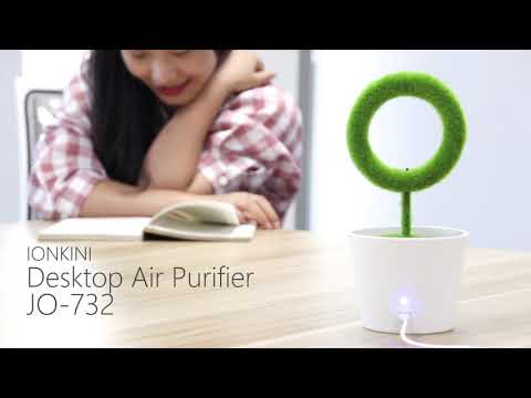 Настільний очищувач повітря Іонізатор Ion Dobra Plant, видео 1