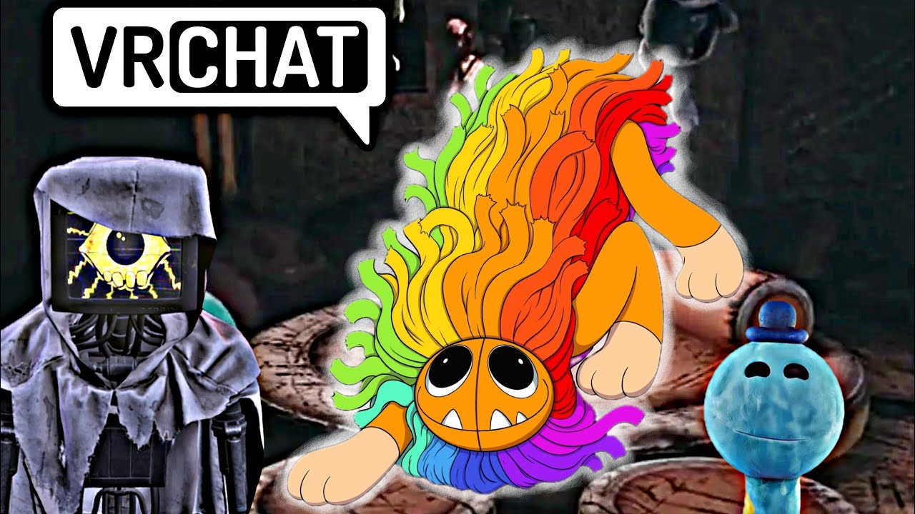 Yarnaby plays vrchat (sorry, the vhs tape is glitchy)