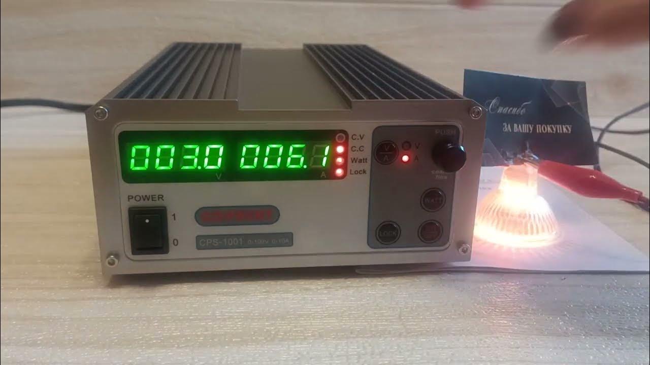 Лабораторный блок питания 100В 10А - YouTube