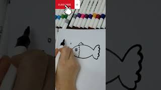 Goldfish drawing tutorial #shorts_ #arts