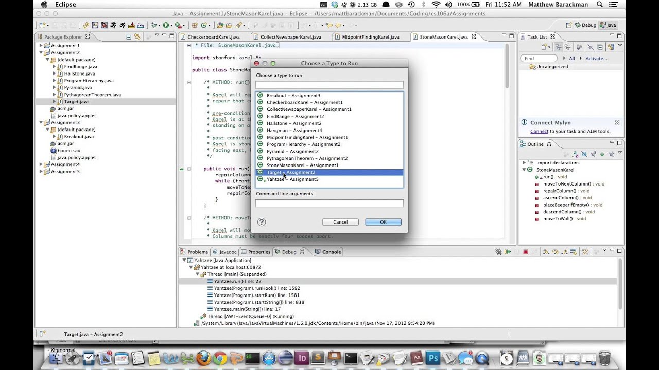 Target.java Demo - YouTube