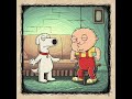 Stewie và Brian - Family guy shorts funny moments #midjourney #familyguy #shortvideo