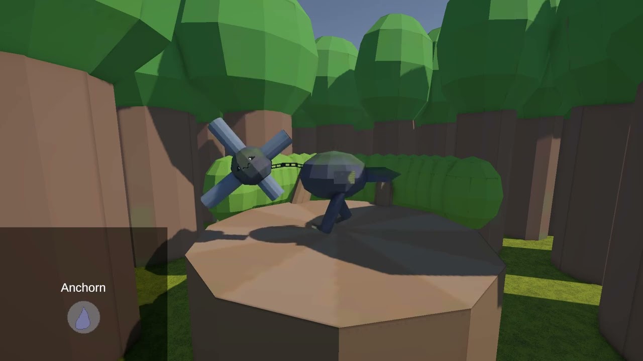 Timber island: anchorn