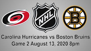 Carolina Hurricanes vs Boston Bruins Game 2 Live NHL Play by Play Reaction + Chat