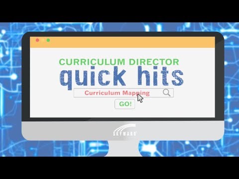 Quick Hits for Curriculum Directors: Curriculum Mapping