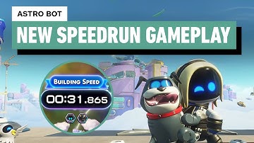 Astro Bot: Building Speed Gameplay (31.865 Speedrun)