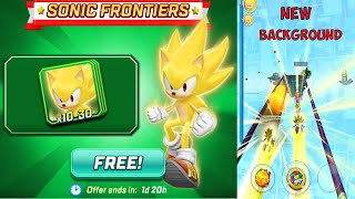 Sonic Forces - Sonic Frontiers Event with Super Sonic - New Tracks Background - All Characters Game