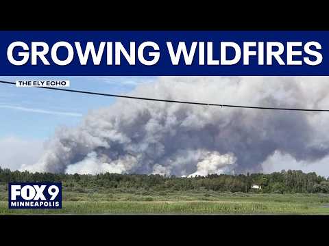 Wildfires continue to spread in northern Minnesota, close Boundary Waters area