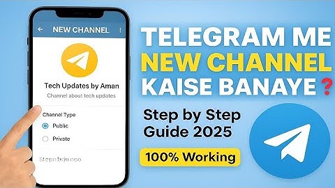 Telegram  Channel Kaise Banaye 2025 | How To Create Telegram Channel Step By Step 