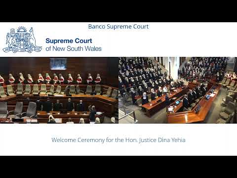 Welcome Ceremony for the Hon. Justice Dina Yehia