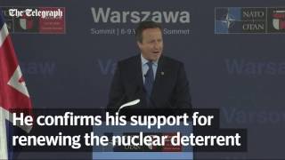Cameron: Trident renewal vote shows UK not turning back on European security