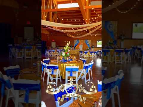 FAOS EVENTS DECORACION DE QUINCEAÑERA COLOR AZUL ROYAL @faosevents