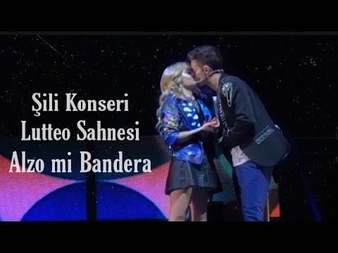 Soy Luna Şili Konseri Lutteo Sahnesi | Luna ve Matteo öpüşüyor ve Alzo mi Bandera Türkçe Altyazılı