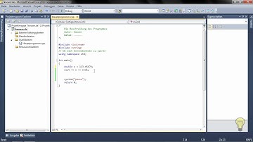 Formatierte Ausgabe - (C++ 1-014)