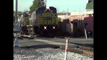 CSX Coal Train Marietta GA 11-18-2013