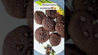 Chocolate cookies   || Homemade || #food #homemade #cooking #chocolate #trending #shorts