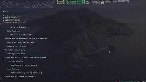 [Além do Bash] #27 - Mesmo resultado com o comando sed