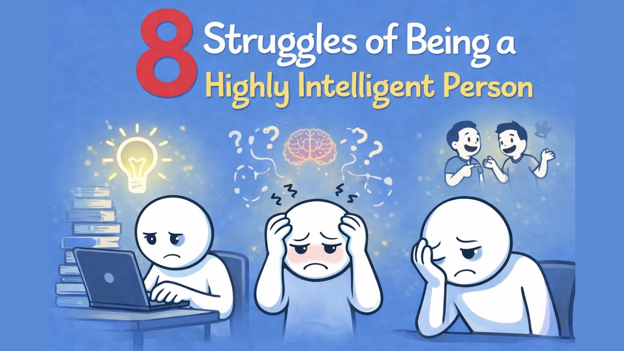 8 Struggles of Being a Highly Intelligent Person
