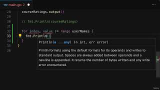 116 For Loops with Arrays, Slices & Maps