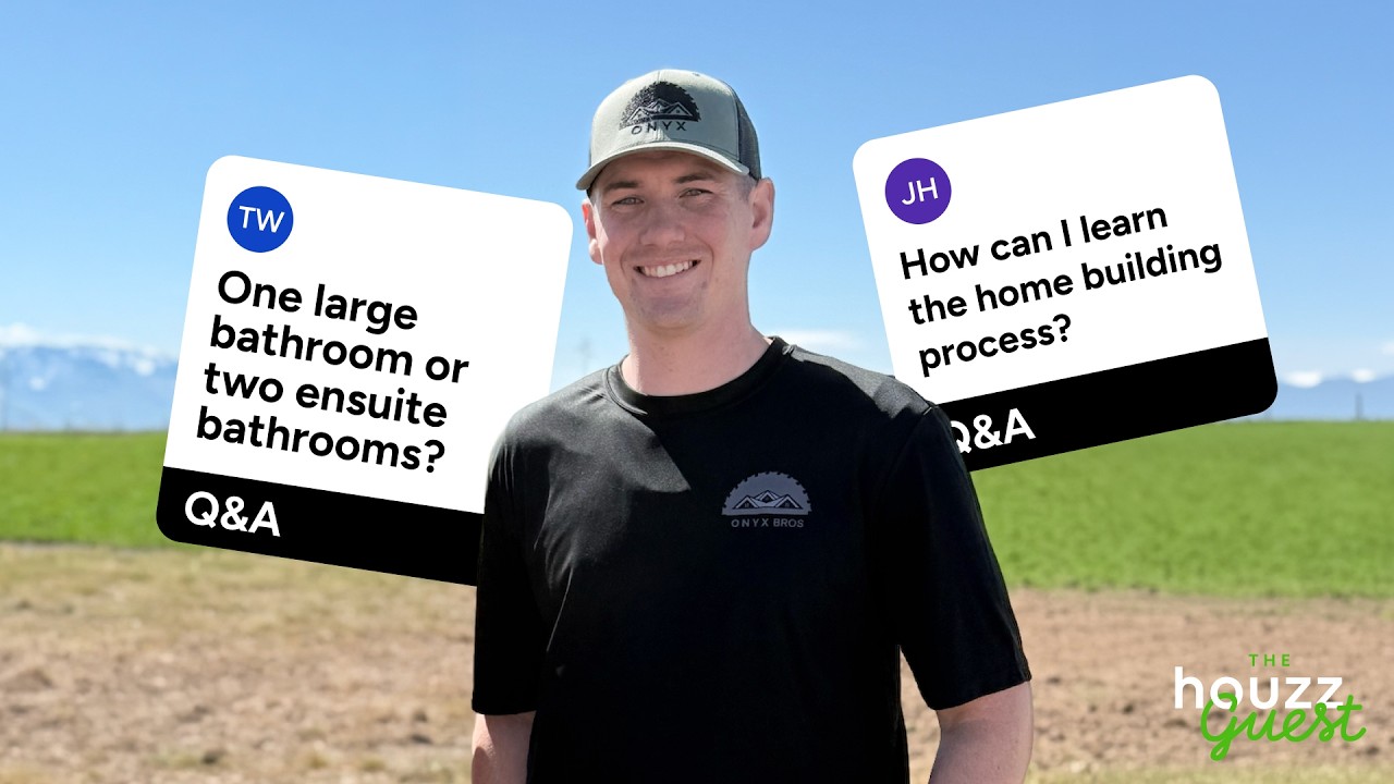 Ryan Wakley of ONYX Bros answering homeowner design questions on HouzzTV