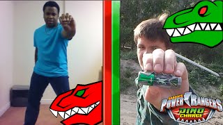 Power Rangers Dino Super Charge Red & Green Morph screenshot 3