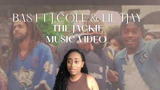 Bas - The Jackie (ft. J. Cole & Lil Tjay) [Official Video] | REACTION