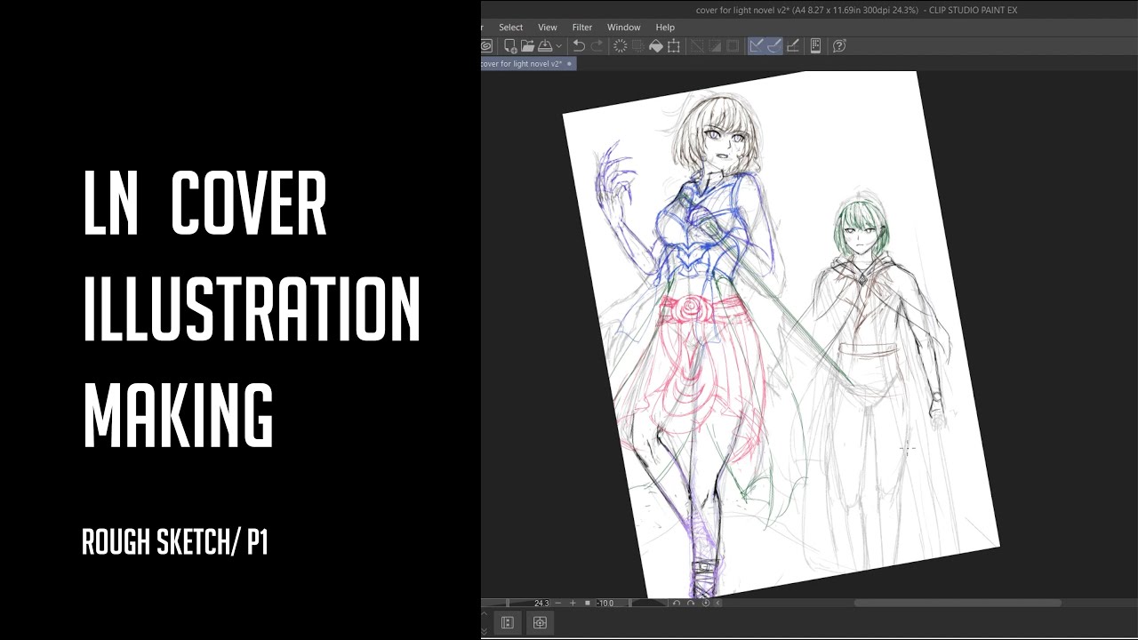 Light Novel / Manga Cover Making