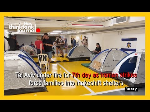 Tel Aviv goes underground as Israelis flee Iranian strikes