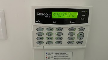 How to change time and date on texecom alarm with ENTER DIGITAL