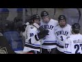 Hockey bentley vs  army dec  4 highlights