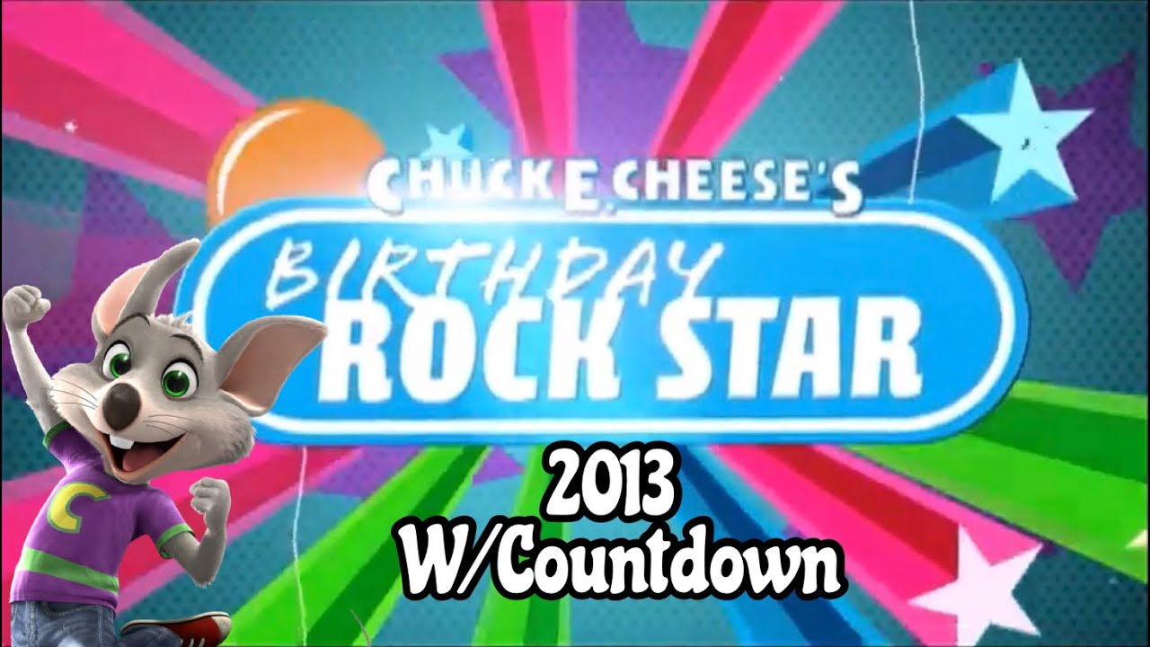 Chuck E Cheese Rockstar Birthday 2013 Wcountdown Youtube