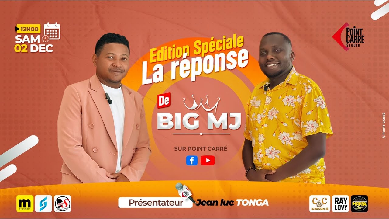 LA REPONSE DE BIG MJ sur POINT CARRÉ ( Edition spéciale )