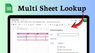 How to search across multiple sheets in Google Sheets