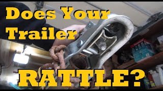 ELIMINATE TRAILER TOW HITCH RATTLE  2 Old School Tricks