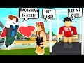 Roblox bacon saves girl from bullies baconman  roblox admin commands  roblox funny moments