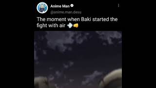Bakki Fighting With Air 💨👊「 AMV BADASS EDIT 」🔥❤️#baki #anime #animeedit