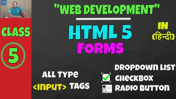 Html5 Forms Tutorial in Hindi || Web Development Course in Hindi