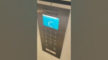Kone Polaris Destination Despatch - Using Call Station (Earlier Version) - #Kone #Elevator #shorts