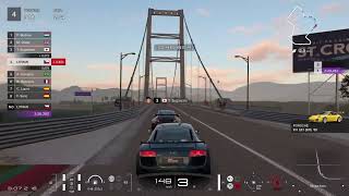 Gran Turismo 7 PS4 Slim SSD Disk 1TB Audi R8 4.2 2007 Gameplay