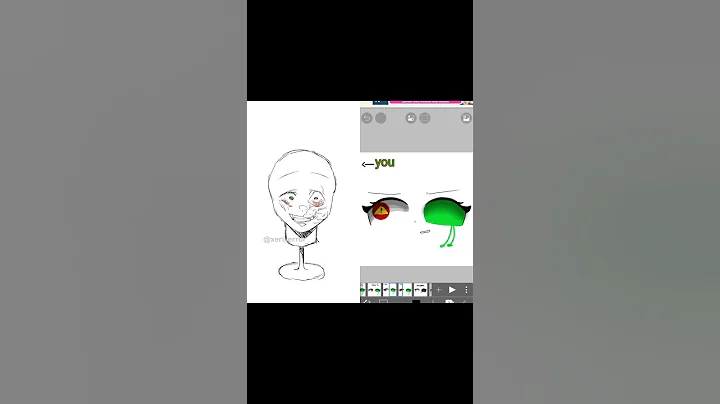 Fake Collab with @syaurah_official again! #eyes #digitalart #animation #foryou #fypシ゚viral #shorts