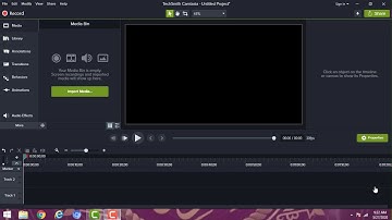 How to import media in camtasia