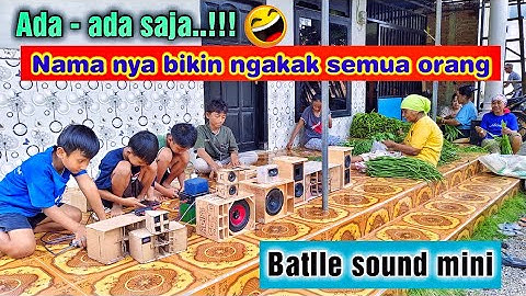 Sound ini bikin tertawa semua orang..🤣🤣 cek sound bareng bocah SD. audio miniatur sound system