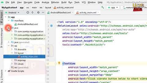 How to Create #Vibrator Tool in #Android App Vibrate Your #Mobile for Specific Time Android Studio